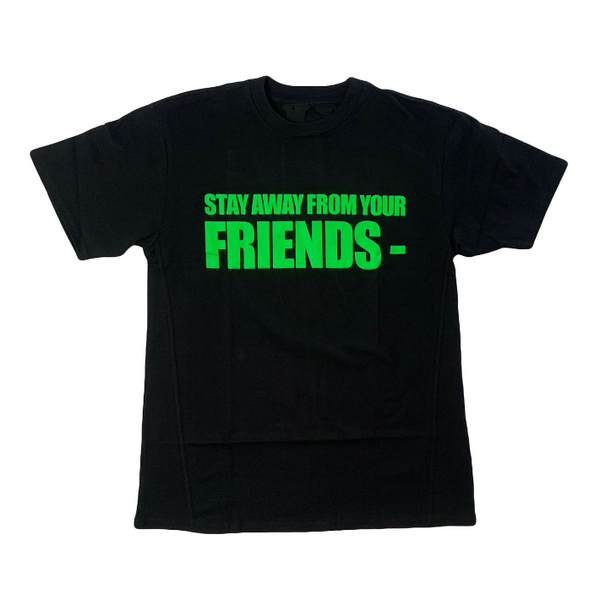 Vlone Stay Away Friends COVID-19 Tee Black/Green