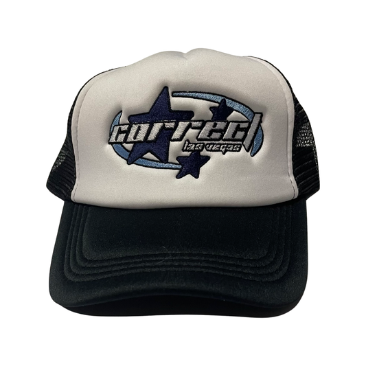Correct Star Trucker Hat White/Blue