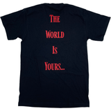 Correct Summer '21 "The World Is Yours" Tee Black/Red
