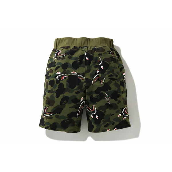 Bape Shark 1st Green Camo Shorts