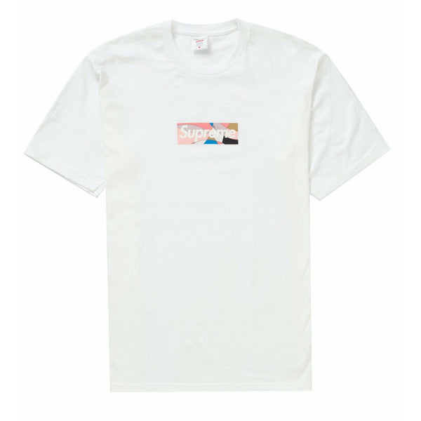 Supreme Emilio Pucci Box Logo Tee White/Dusty Pink