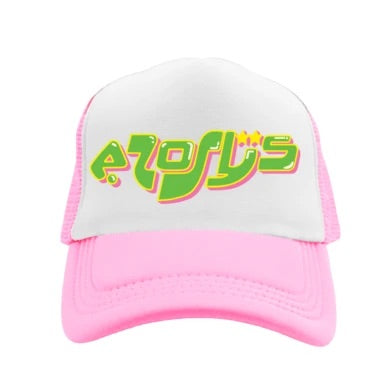 Ecosys Logo Trucker Pink