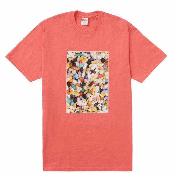 Supreme Pills Tee Bright Coral