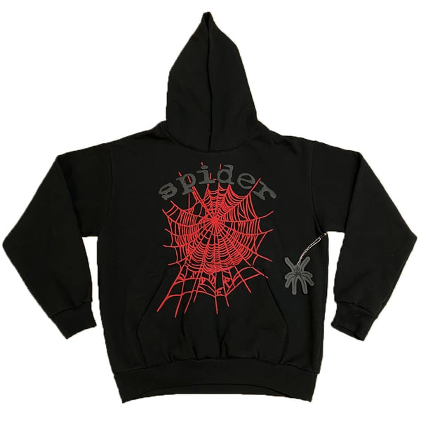 Spider Worldwide Hoodie Black/Red