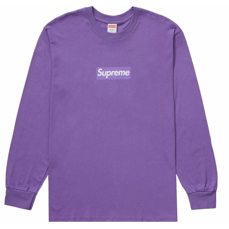 Supreme Box Logo L/S Tee Purple