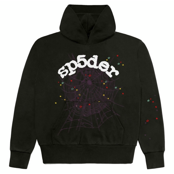 Sp5der 555 Hoodie Black