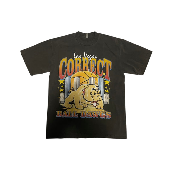 Correct x Ball Dawgs All Star Game Tee Vintage Black