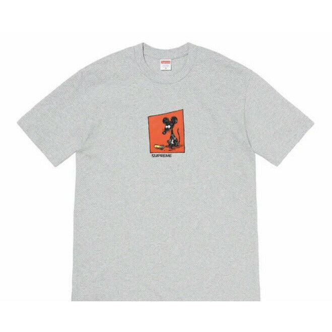 Supreme Mouse Tee Grey